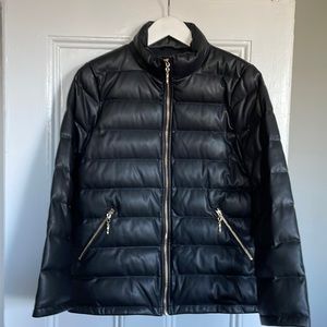 J.McLaughlin 'Harlan' faux leather puffer jacket!